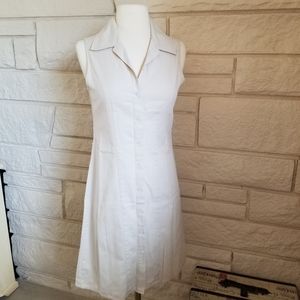 🎈BOGO! GAP Cream/Khaki Sleeveless Button Dress